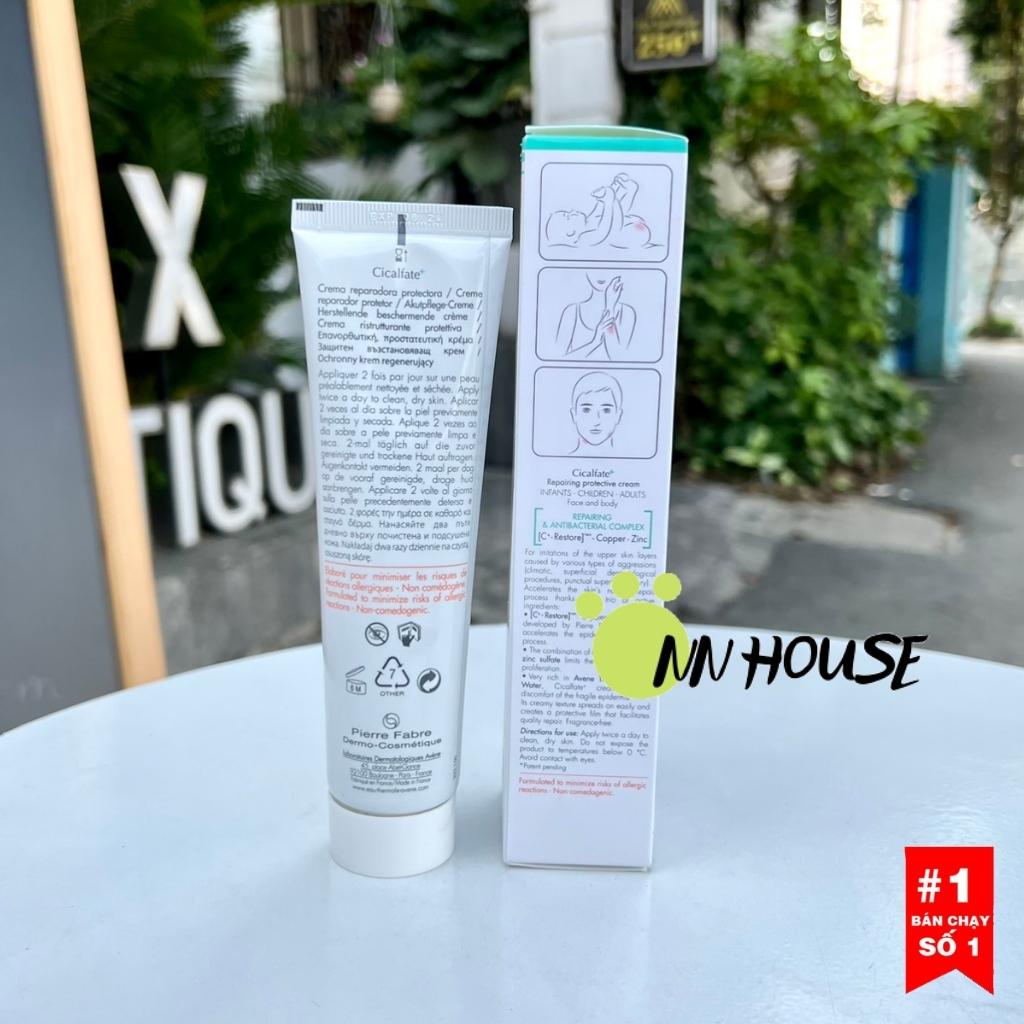 Kem dưỡng phục hồi da Avene Cicalfate Repair Cream tái tạo da mờ sẹo, dưỡng ẩm da mặt và body, skincare đẹp da avent