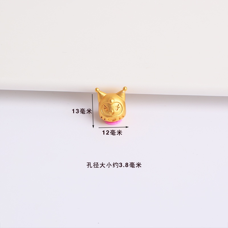 [Hàng Có Sẵn Giao Hàng Ngay Lập Phương] Vòng Tay Chuỗi Hạt Vàng Method Truyền Màu Vàng Hoạt Hình Kuromi Mclody kitty Dharma Dây Bện Chống Trượt Không Gây Dị Ứng Cho Nam Và Nữ Trang Sức Tự Làm