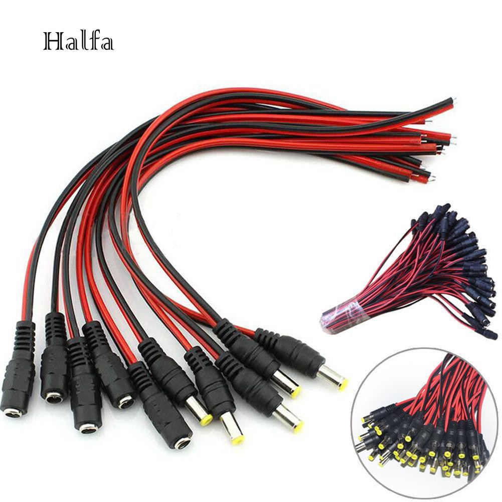 Hl Bộ Dụng Cụ In Hình Độc Đáo Tiện Dụng☆Set 10 Giắc Cắm Nguồn DC 12V Chuyên Dụng