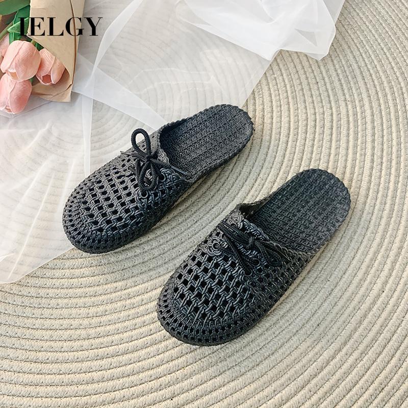Dép đế phẳng IELGY lỗ rỗng thoáng khí cho nữ