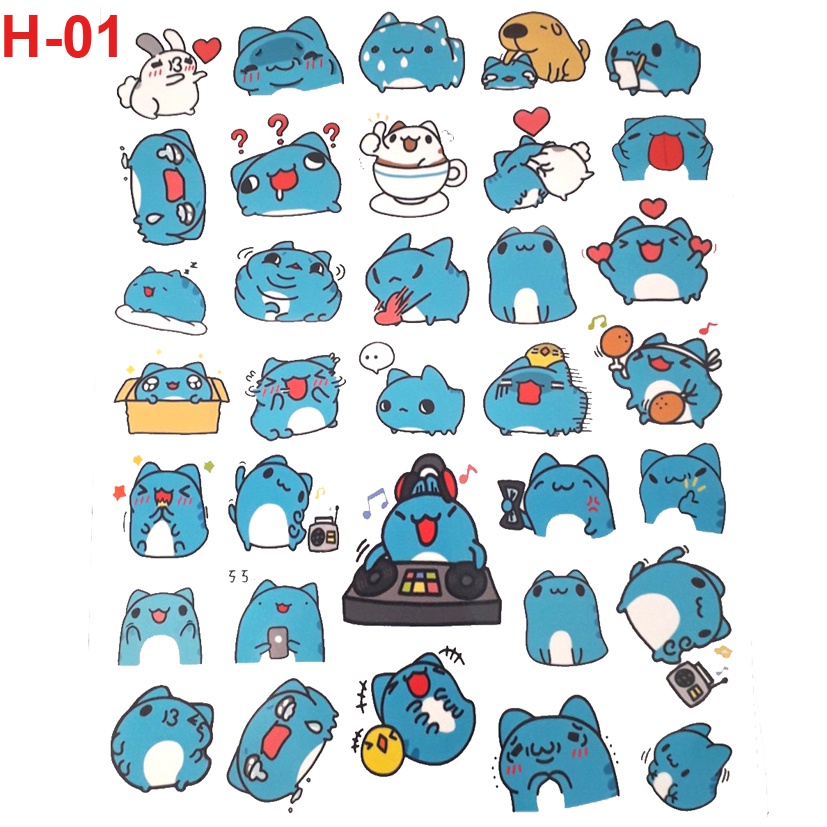 Sticker/ Hình dán trang trí Capoo Bugcat Sticker