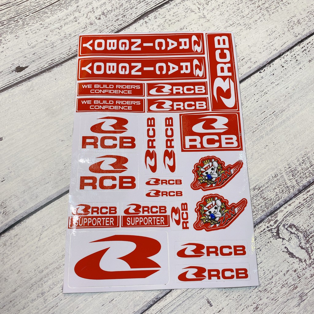 Tem decal dán tổng hợp mẫu RACING BOY siêu dính, siêu chất, cực ngầu tem chống nước