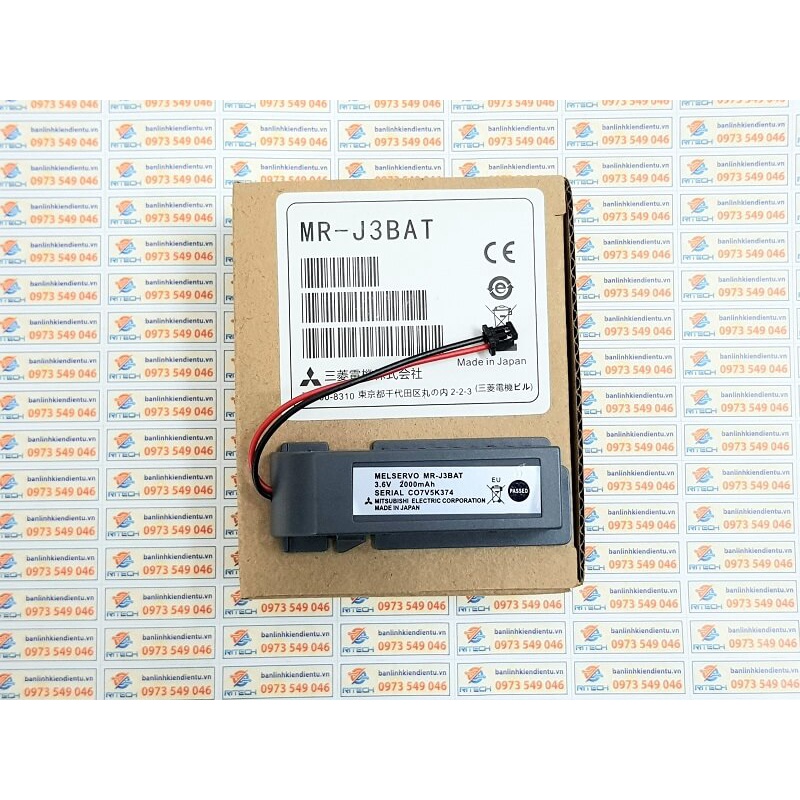 MR-J3BAT 3.6V Pin cho Servo Mitsubishi MR-J3