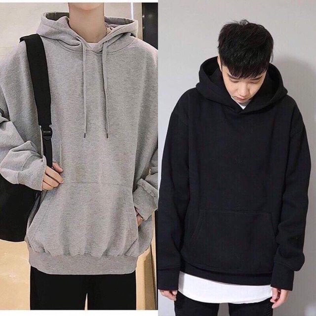 Hoodie trơn basic unisex | WebRaoVat - webraovat.net.vn