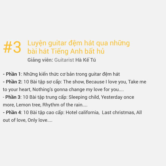 Toàn quốc - [E-voucher] Trọn bộ FULL 2 khóa học "GUITAR ĐỆM HÁT TRONG 30 NGÀY" [TẶNG THÊM 1 FULL khóa học TRỊ GIÁ 500K]