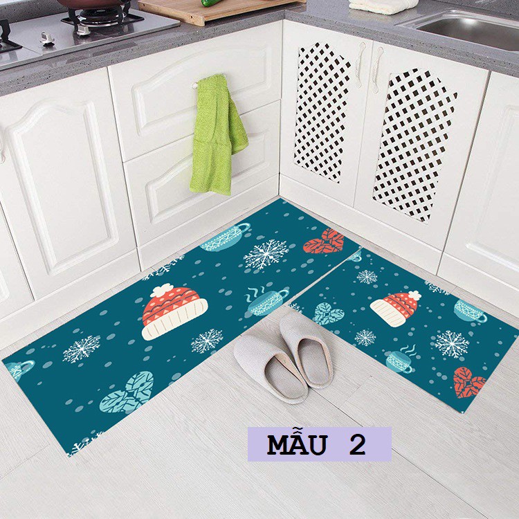 Combo 2 thảm nhà bếp chống trượt