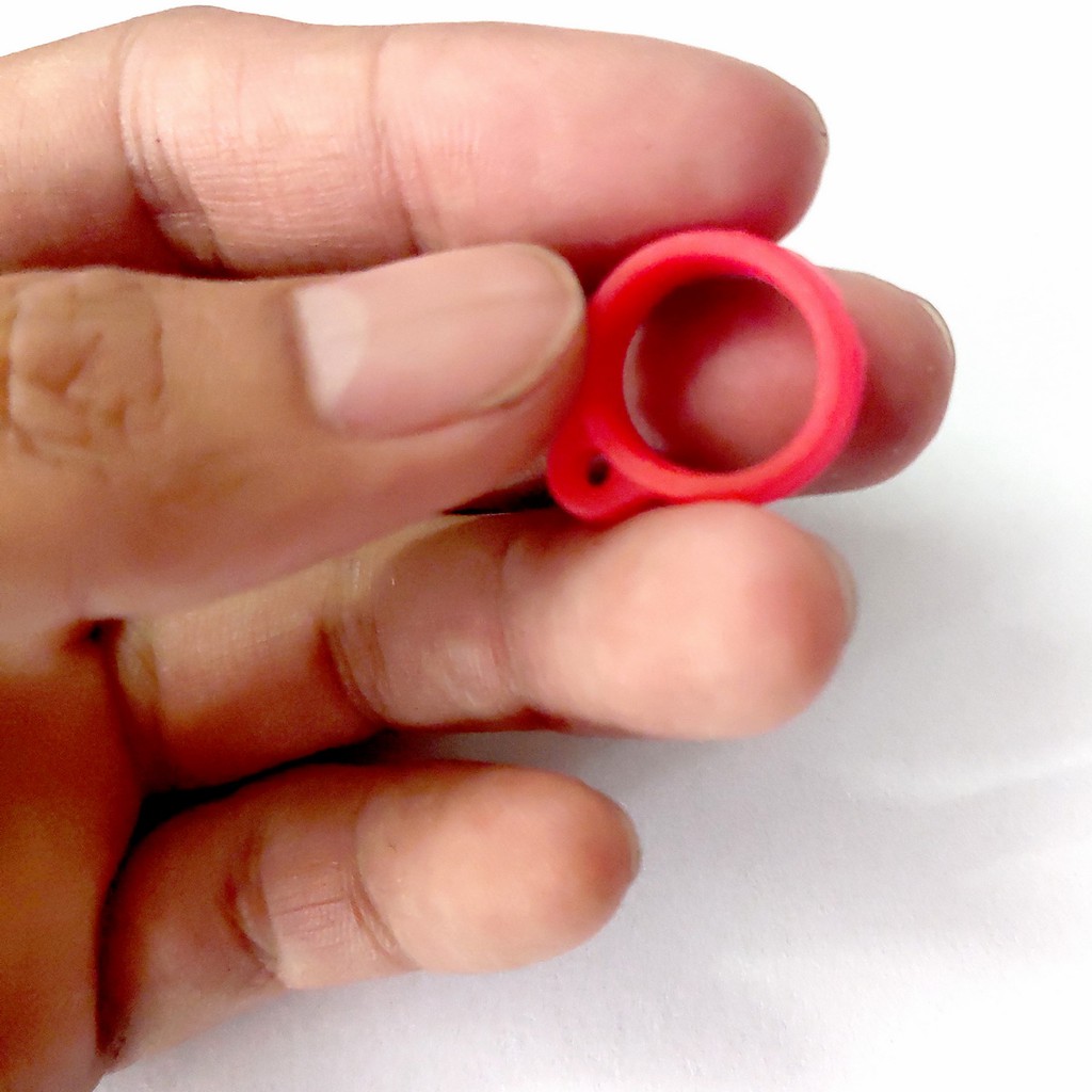 Bộ 3 vòng silicon buộc thiết bị cầm tay cỡ nhỏ đường kính Φ 13mm có clip hướng dẫn sử dụng