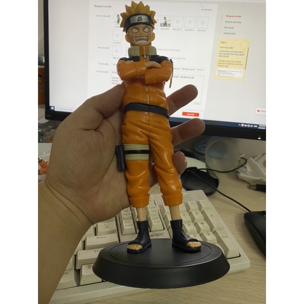 Naruto - Sasuke mô hình nhân vật cao trang trí để bàn cao 25-26CM