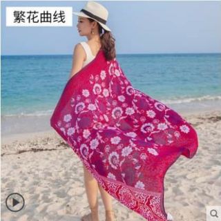 (Order) Khăn choàng thổ cẩm đi biển