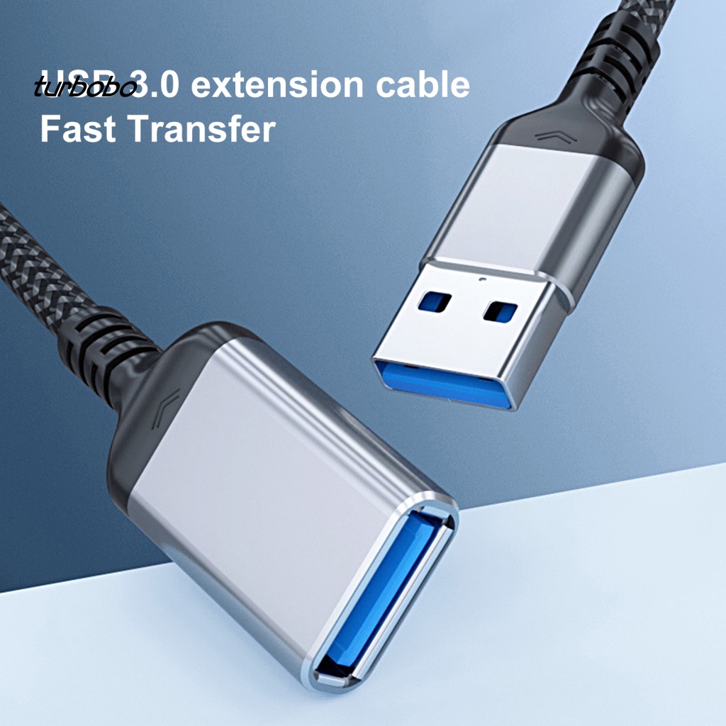 turbobo USB Extension Cable USB 3.0 Male to Female Extension Data Sync Cord Dual Shielding