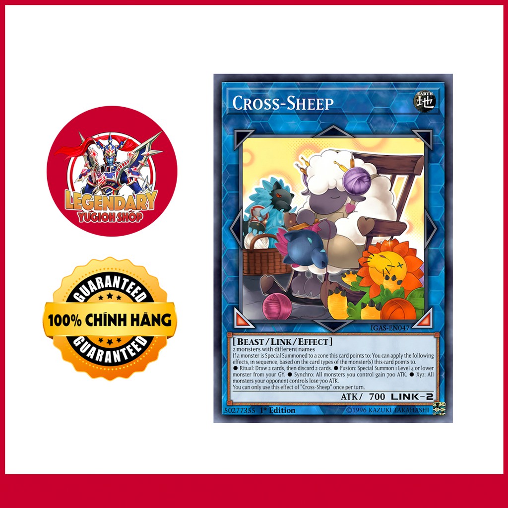 [EN-JP][Thẻ Bài Yugioh Chính Hãng] Cross Sheep