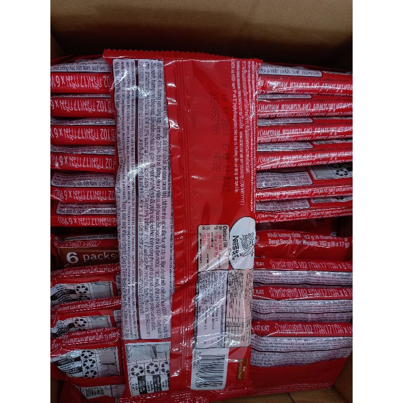 Kitkat Socola Gói 6 Thanh 102G