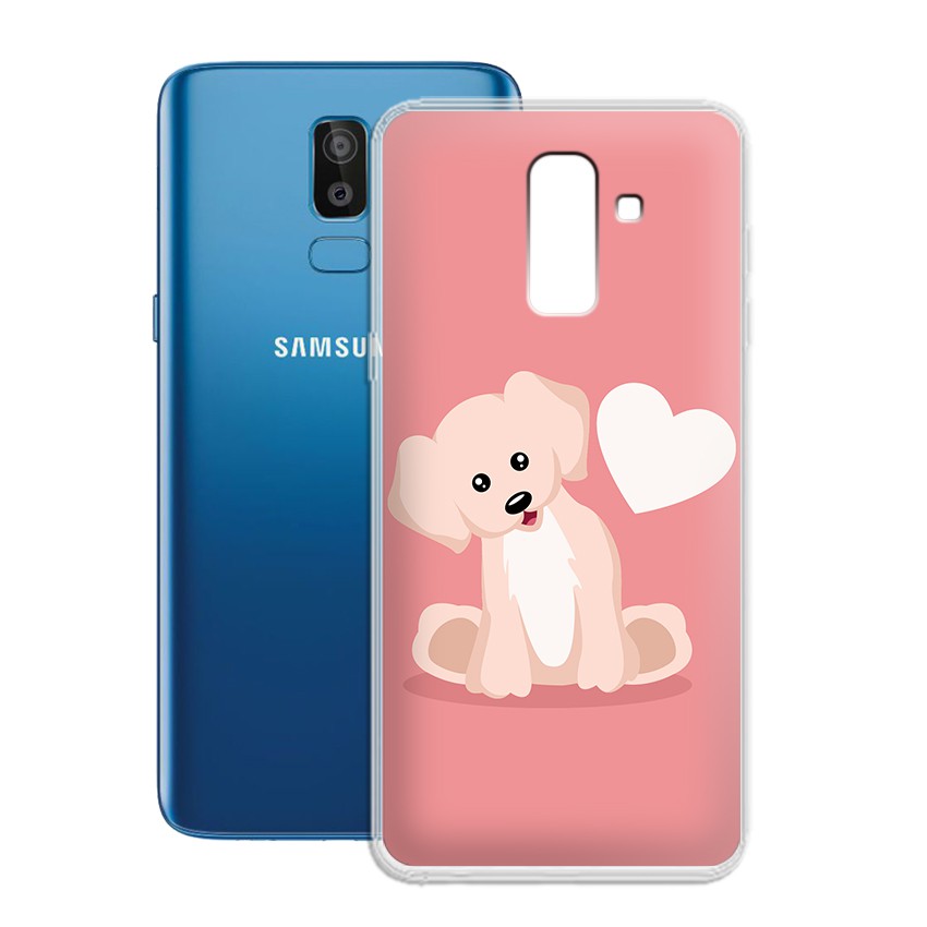 Ốp lưng Samsung Galaxy J8 in họa tiết anime chibi dễ thương - 01057 Silicone Dẻo