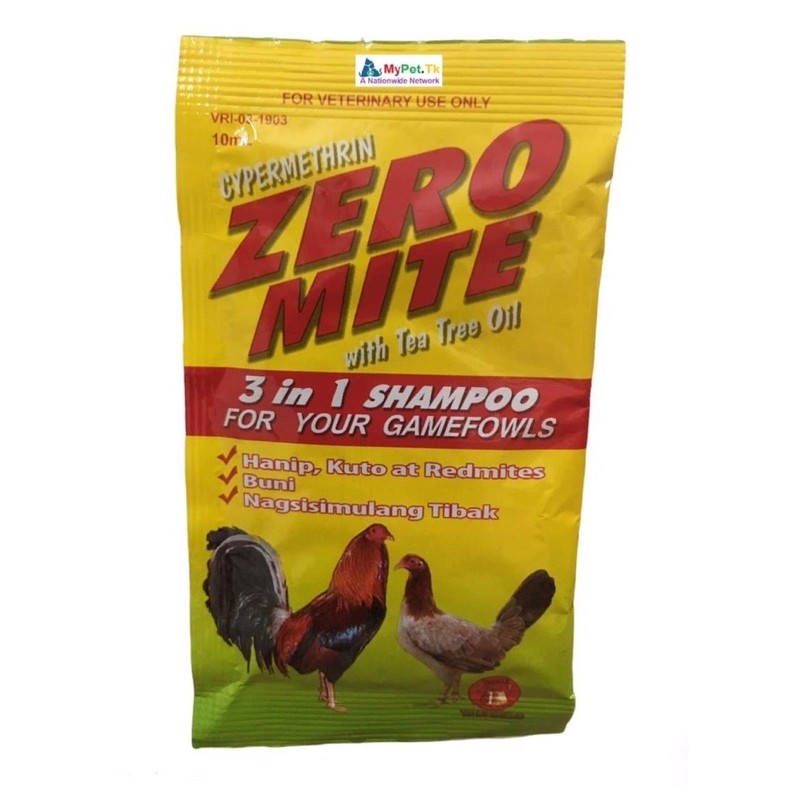 Zero Mite - Dầu Tắm Gà Đá Diệt Mồng Mạc Nấm Vi Khuẩn Vi Rút
