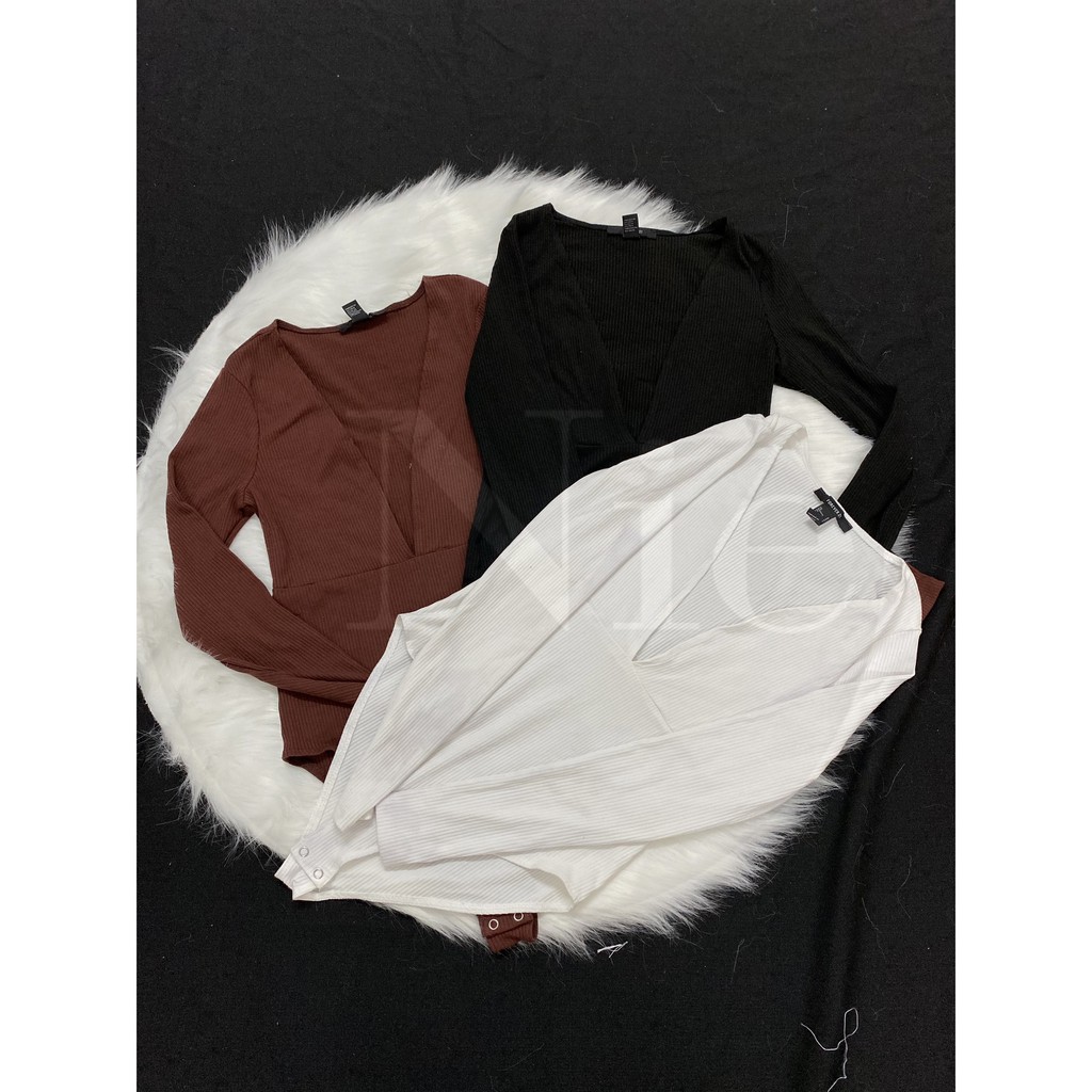 [XUẤT XỊN] Bodysuit tay dài cổ xẻ quyến rũ ngây ngất💘 | BigBuy360 - bigbuy360.vn