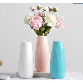 Bình hoa gốm sọc trên lh021 - bình cắm hoa bằng gốm sứ