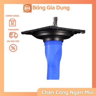 Bộ Van Ngăn Mùi Hôi Cống Kèm Nắp Nhựa Phễu Cao Su Silicon Lắp Thoát Sàn Nhà Tắm Chống Côn Trùng