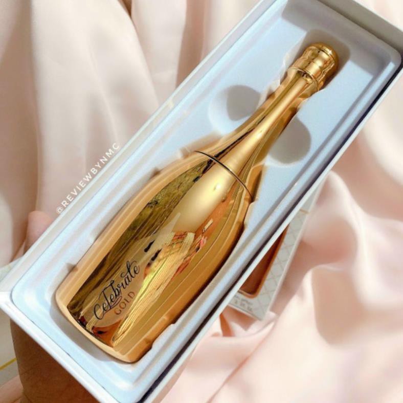 Nước hoa nữ Celebrate 100ml Chai Rượu Mẫu mã độc lạ siêu sang 2 màu GOLD và ROSE GOLD