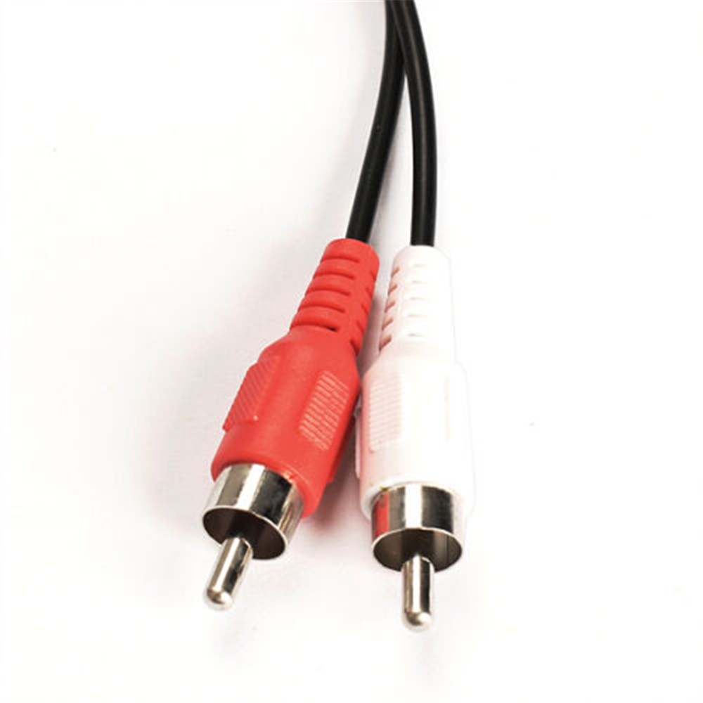 Cáp âm thanh chữ Y chuyển đổi jack 3.5mm sang 2 lỗ cắm RCA tiện dụng