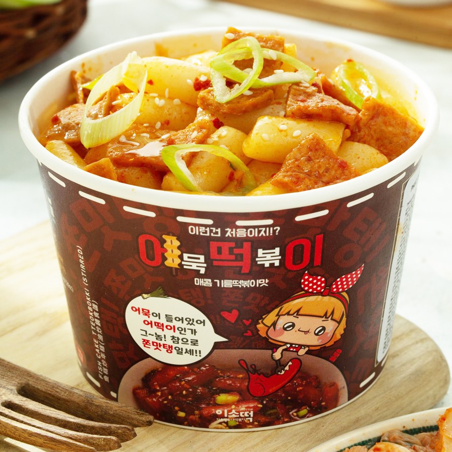 [MUA 1 TẶNG 1] Bánh gạo Kèm Chả Cá Fish Cake Tteokbokki Nhập Khẩu Hàn Quốc Nhiều Vị 143g | BigBuy360 - bigbuy360.vn