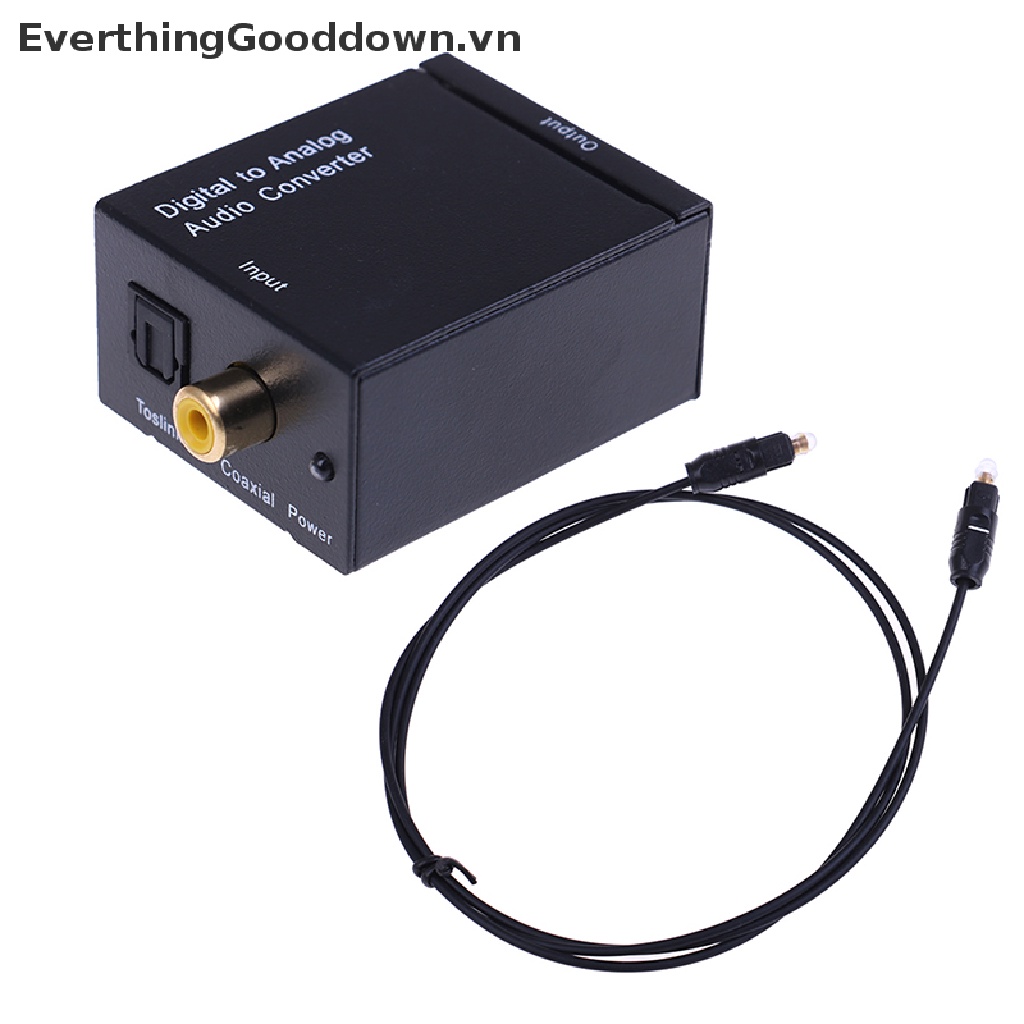 Everthinggood Bộ Chuyển Đổi Âm Thanh toslink digital Sang analog RCA L / R