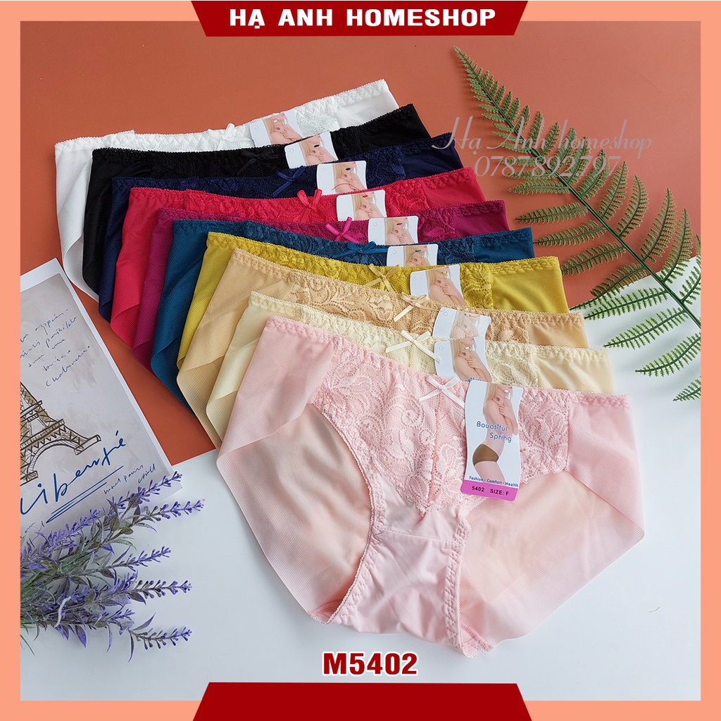 Quần lót nữ Spring 5402 - Quần Ren lưới mềm mát