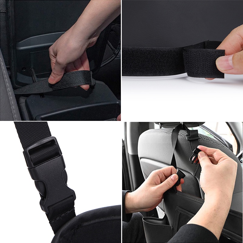 Túi Da PU Đựng Điện Thoại / Cốc Nước / Máy Tính Bảng Đa Năng Gắn Ghế Ngồi Xe Hơi