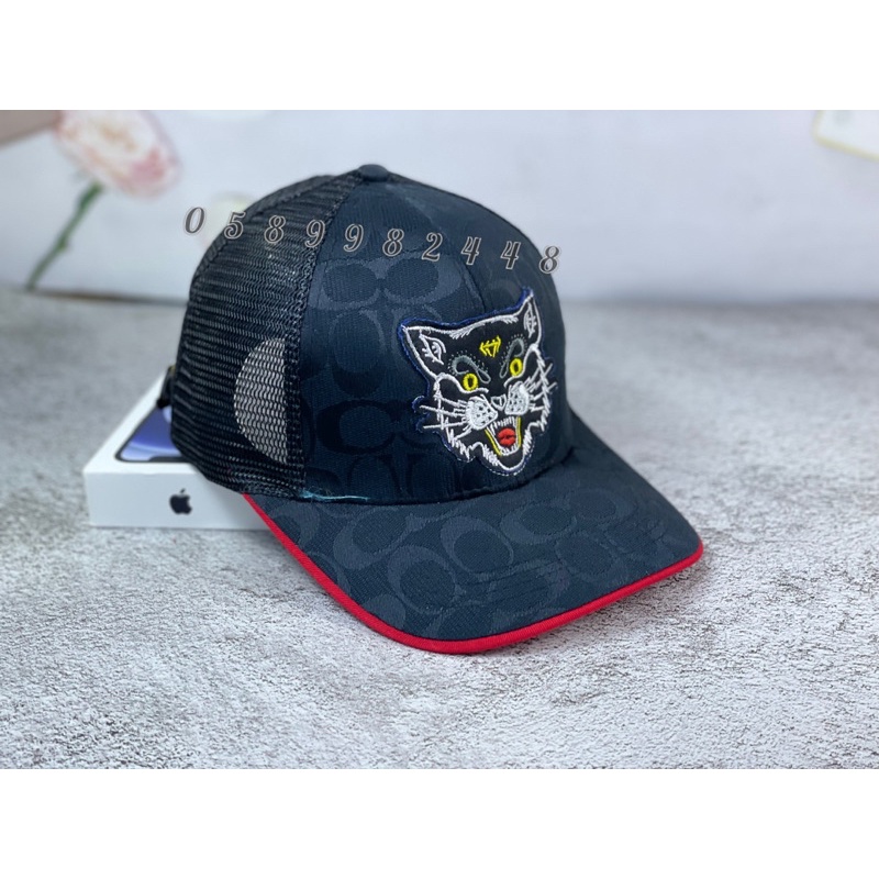 NÓN KẾT PHỐI LƯỚI CON MÈO ĐEN