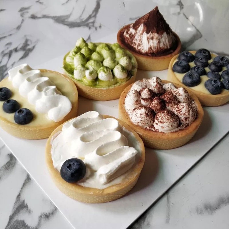 Khuôn Làm Bánh Tart Hình Tròn Đục Lỗ Tiện Dụng