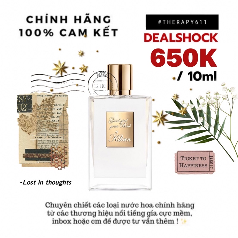 ..::✨Mẫu thử nước hoa Kilian Good Girl Gone Bad 5ml-10ml (3ml/5ml/10ml)✨::..