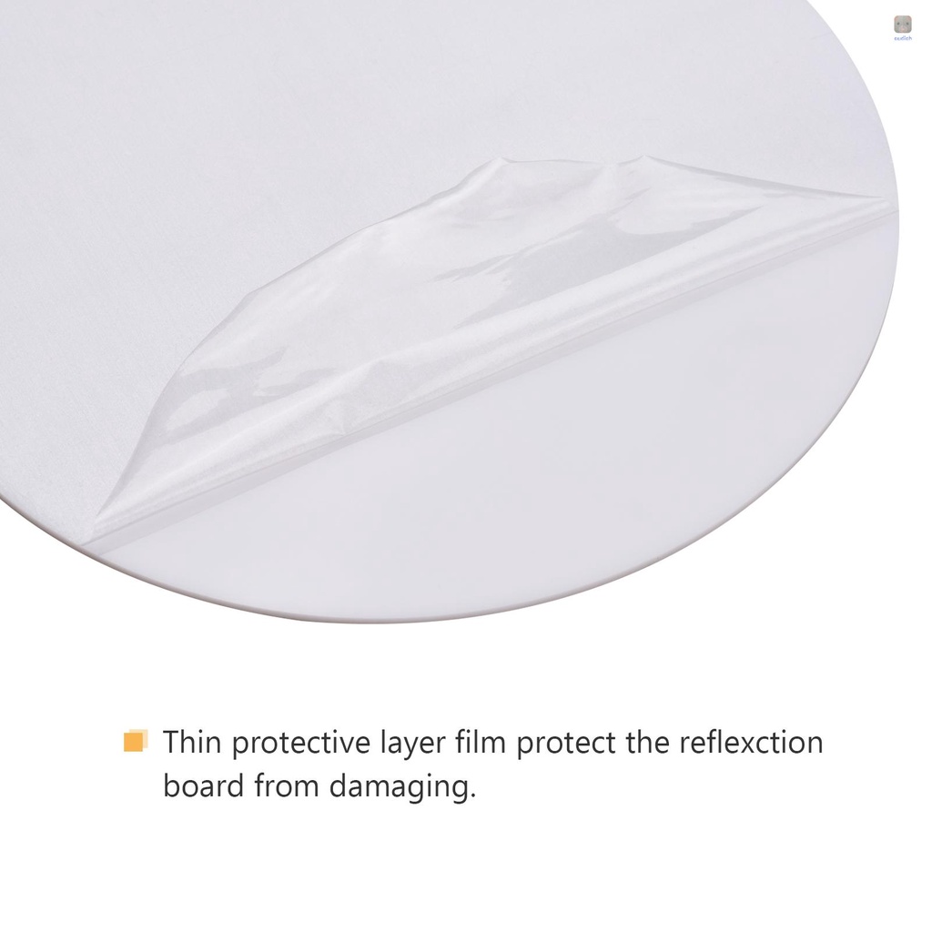 Set 2 tấm phông nền chụp ảnh hình tròn bằng acrylic phản quang kích thước 30X30cm