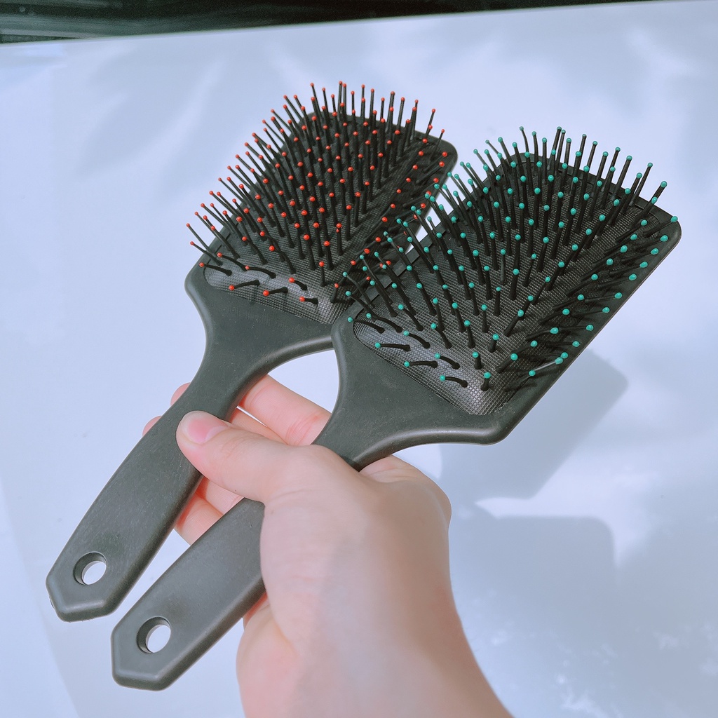 Lược gỡ rối,tạo phồng tóc,lược sấy tạo kiểu tóc bán nguyệt cỡ lớn chuyên dùng trong salon tóc