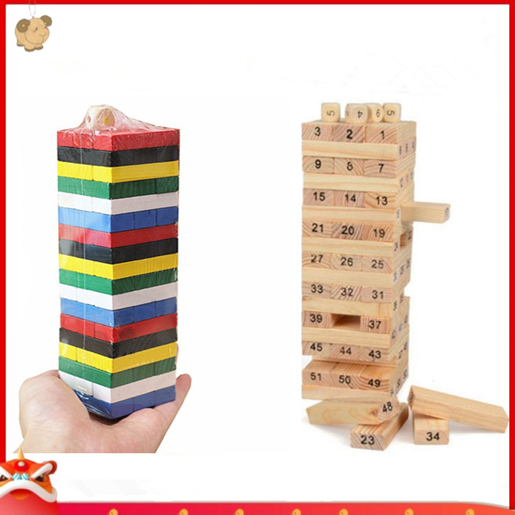 Bộ Đồ Chơi Rút Gỗ 54 Thanh Hấp Dẫn