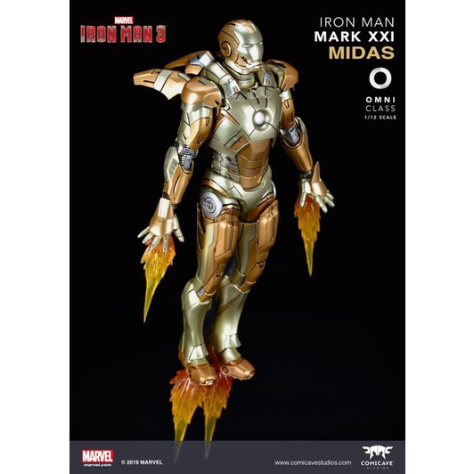 Order mô hình chính hãng comicave iron man mark 21 midas die-cast - ảnh sản phẩm 4