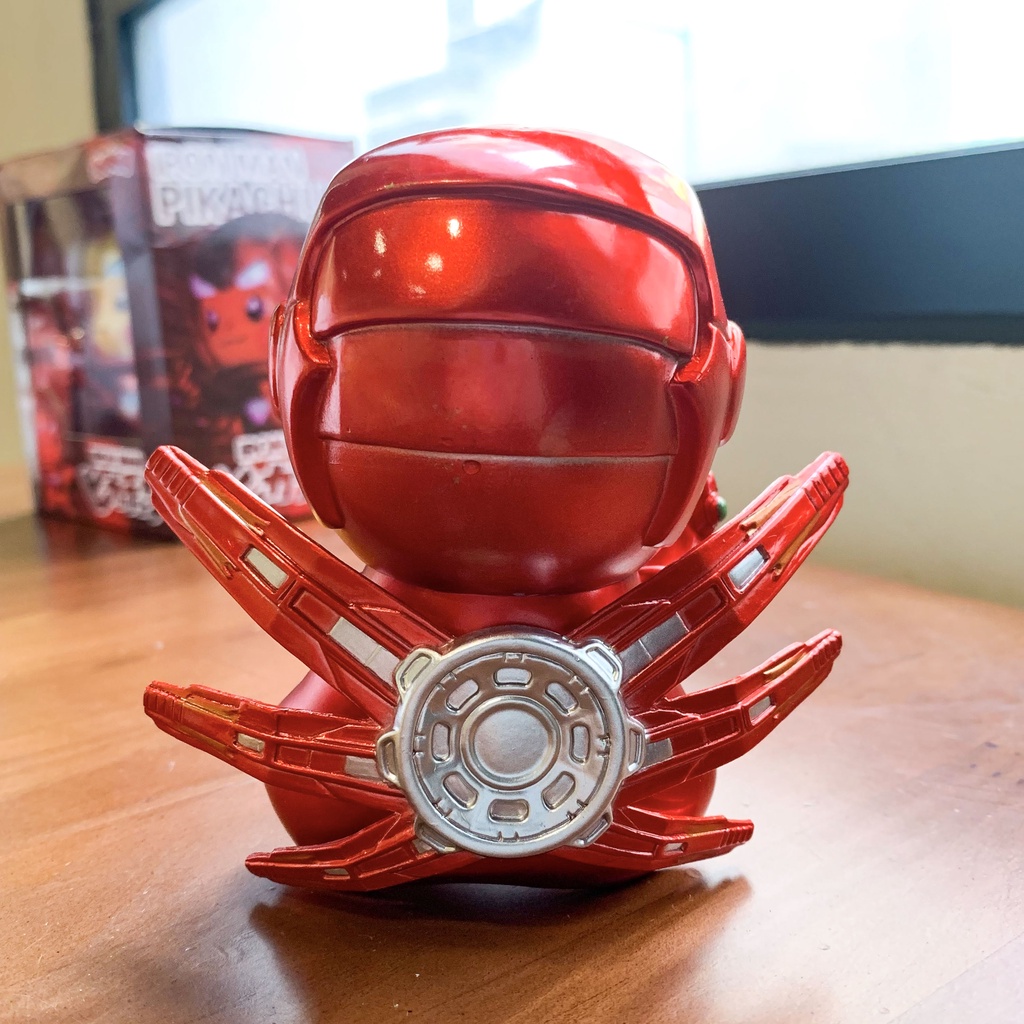 Mô hình Pika x Ironman cao 13cm, nặng 240g, thiết kế độc đáo, hoàn thiện tốt, chất liệu cao cấp