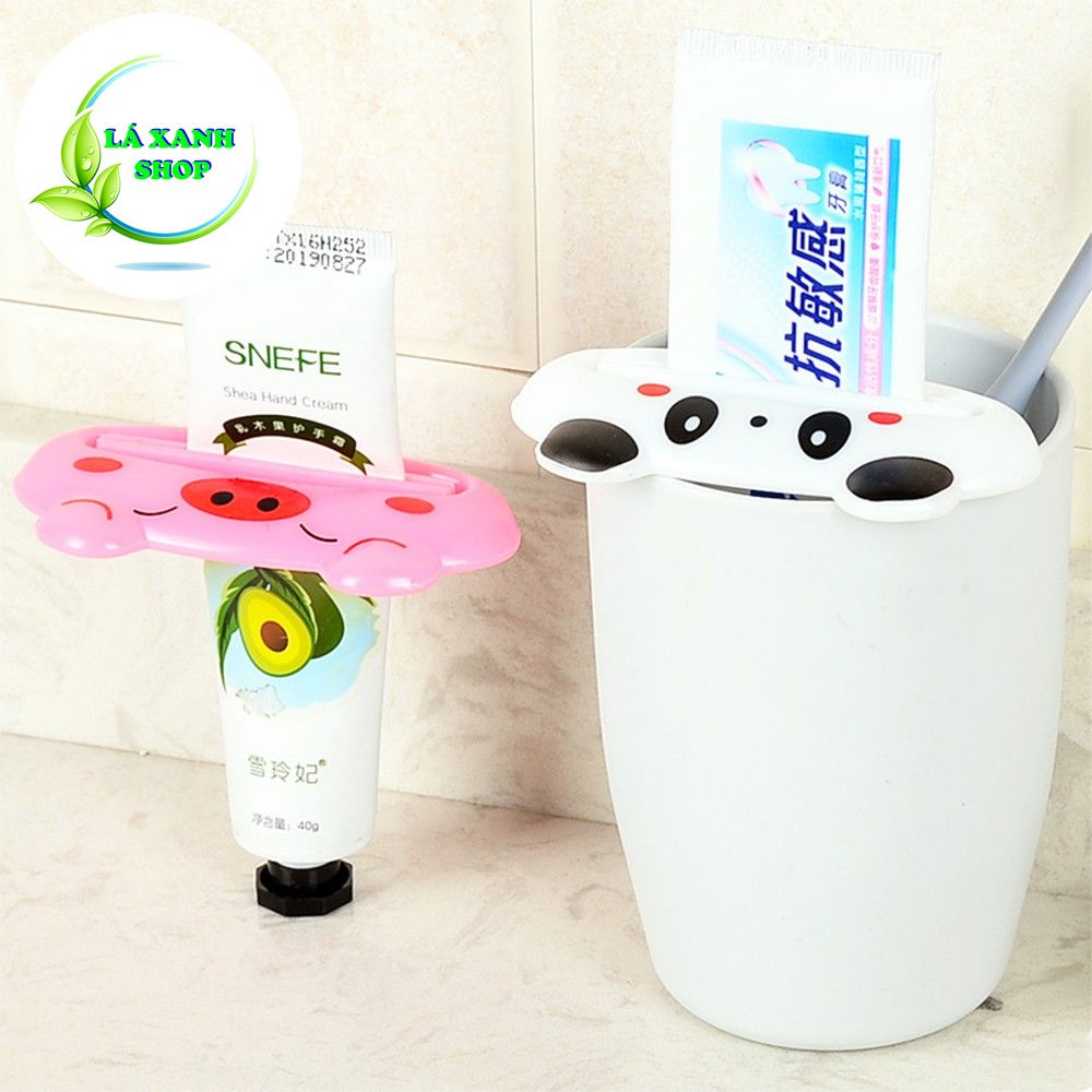Dụng Cụ Ép Lấy Kem Đánh Răng MẶT CƯỜI Con Thú - Kẹp Nặn Tuýp Sữa Rửa Mặt, Kem Dưỡng Da Chống Lãng Phí