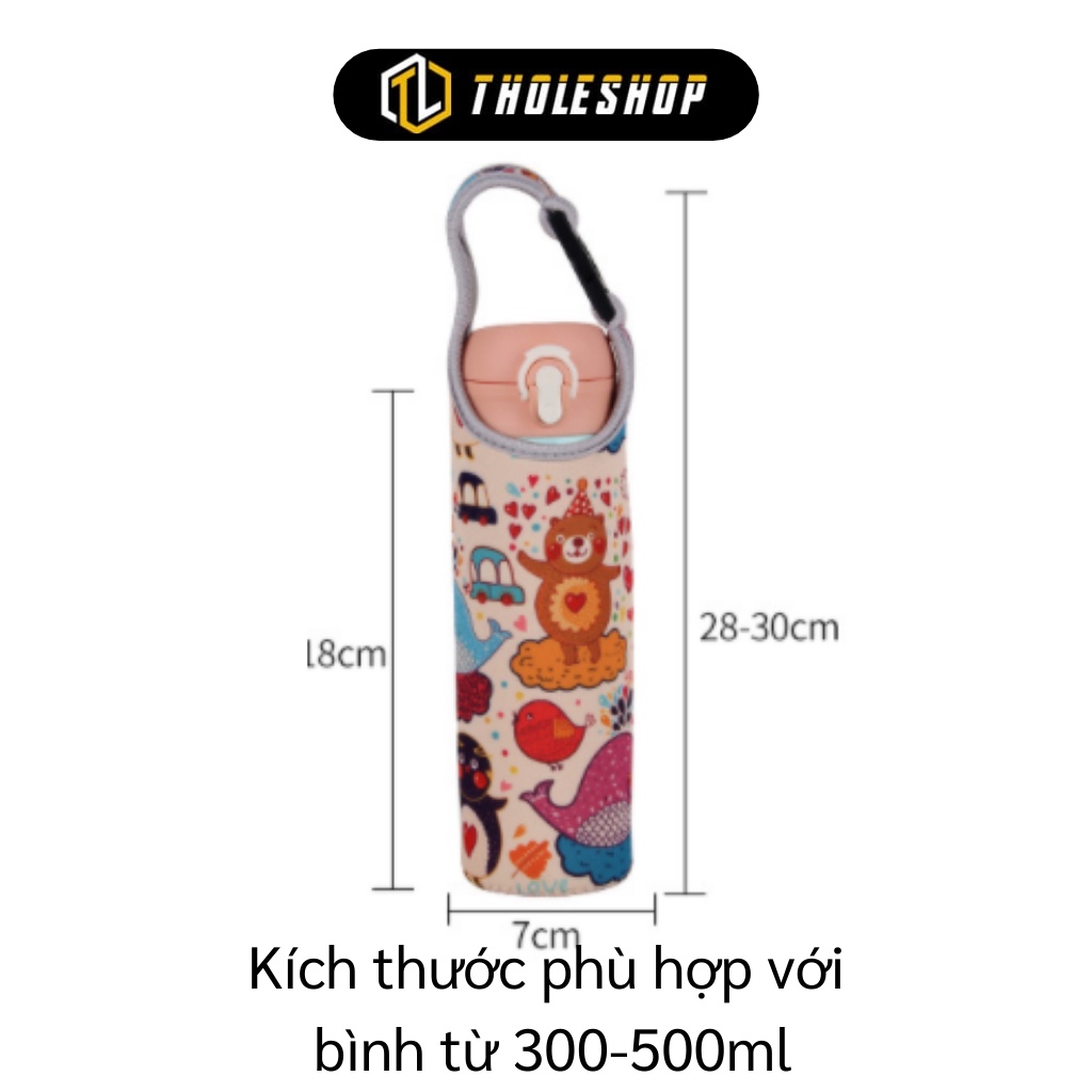 Túi Đựng Bình Nước - Túi Giữ Nhiệt Đựng Bình Nước 450ml Có Quai Xách Tiện Lợi 6692