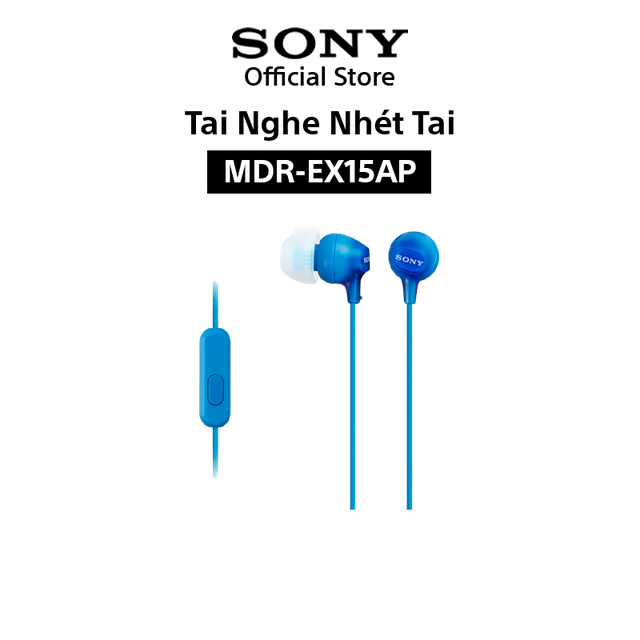 Tai nghe Sony In-ear MDR-EX15AP - Hàng Chính Hãng