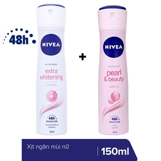 Xịt Khử Mùi Cho Nữ Nivea Deodorant 150ml