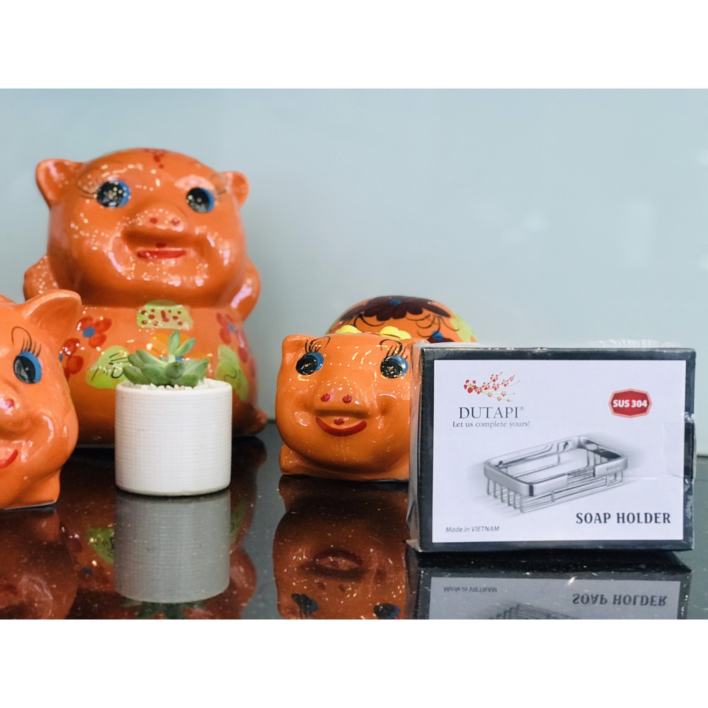 Kệ để bánh xà bông tắm cao cấp inox 304 ( Kiểu thanh nan) by Nhành Hoa Đỏ