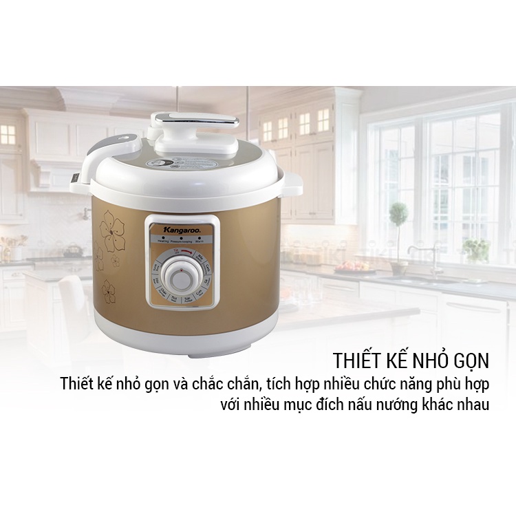 Nồi áp suất điện Kangaroo KG135 dung tích 5l
