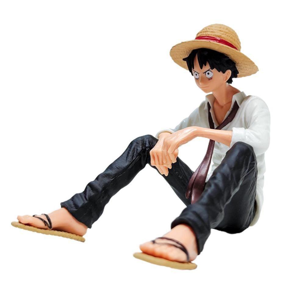 Mô Hình Nhân Vật Luffy Mặc Áo Sơ Mi Dễ Thương
