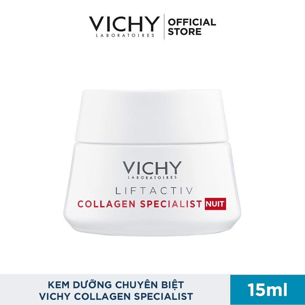 Bộ kem dưỡng giúp sáng da, mờ thâm nám, ngừa lão hóa ban đêm Vichy LIFTACTIV COLLAGEN SPECIALIST NIGHT