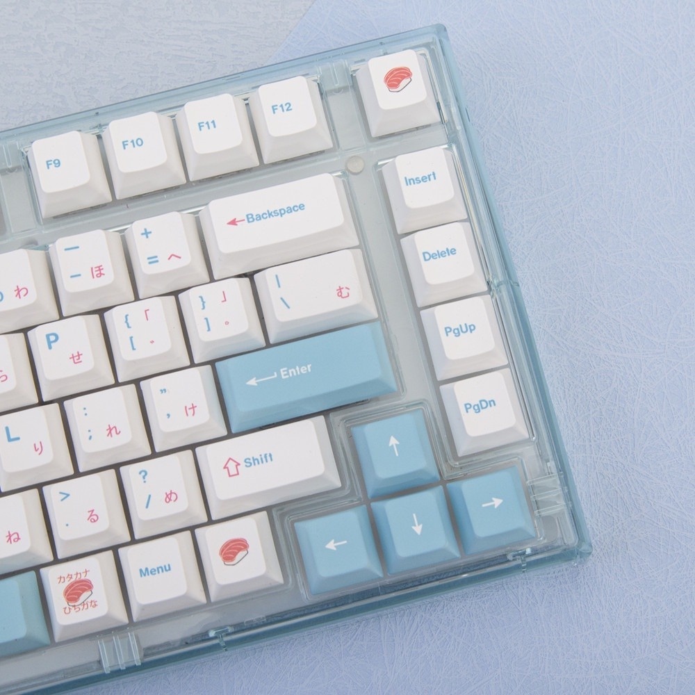 139 Phím Sushi Keycaps Cherry Profile Anime PBT DYE-SUB Bàn phím cơ Keycap