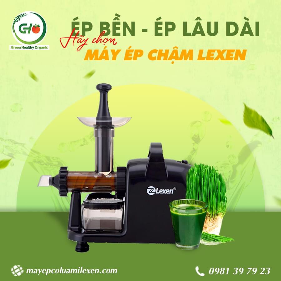 Máy ép trục ngang Lexen chính hãng (Màu đen)