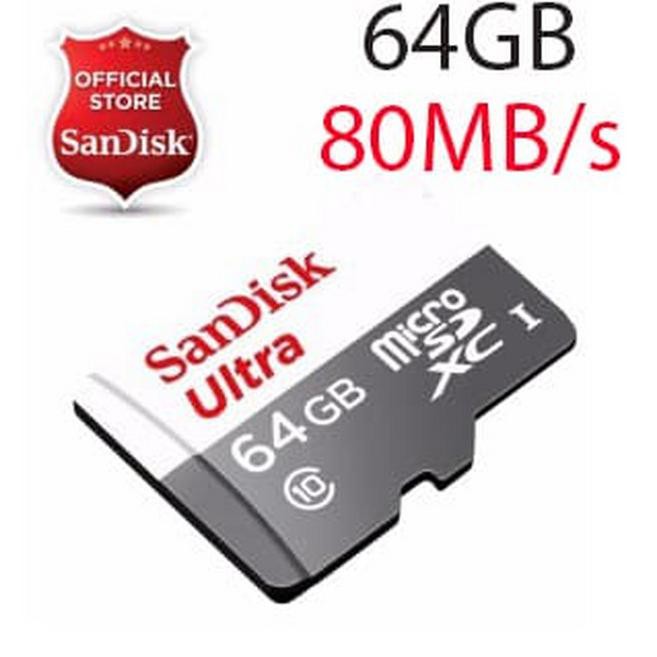 ✢Thẻ nhớ Micro SD SanDisk 64GB Ultra Class10 | Thẻ nhớ Sdhc Class 10 64GB ♨