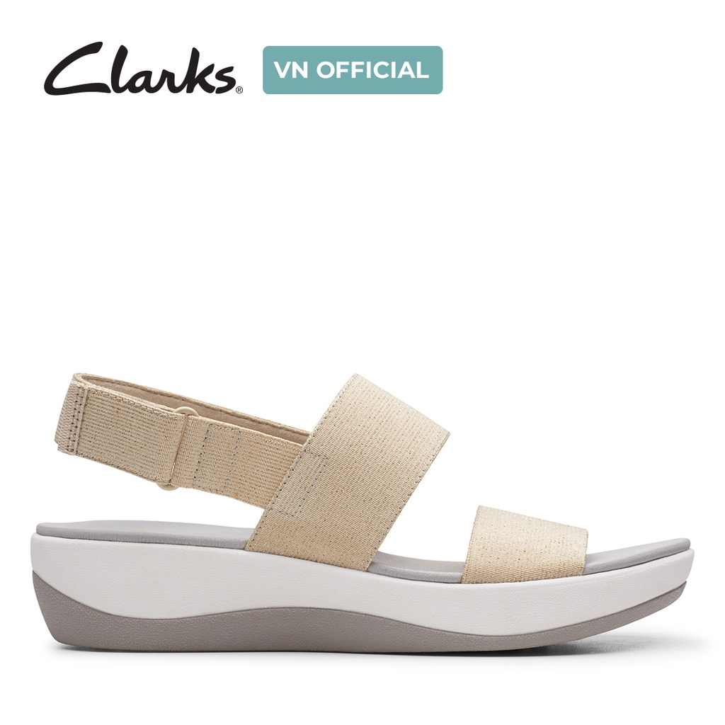 Dép xăng đan Nữ CLARKS Arla Jacory màu Gold Metallic