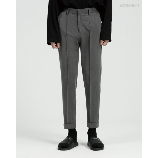 Quần âu baggy lưng thun Half 2365