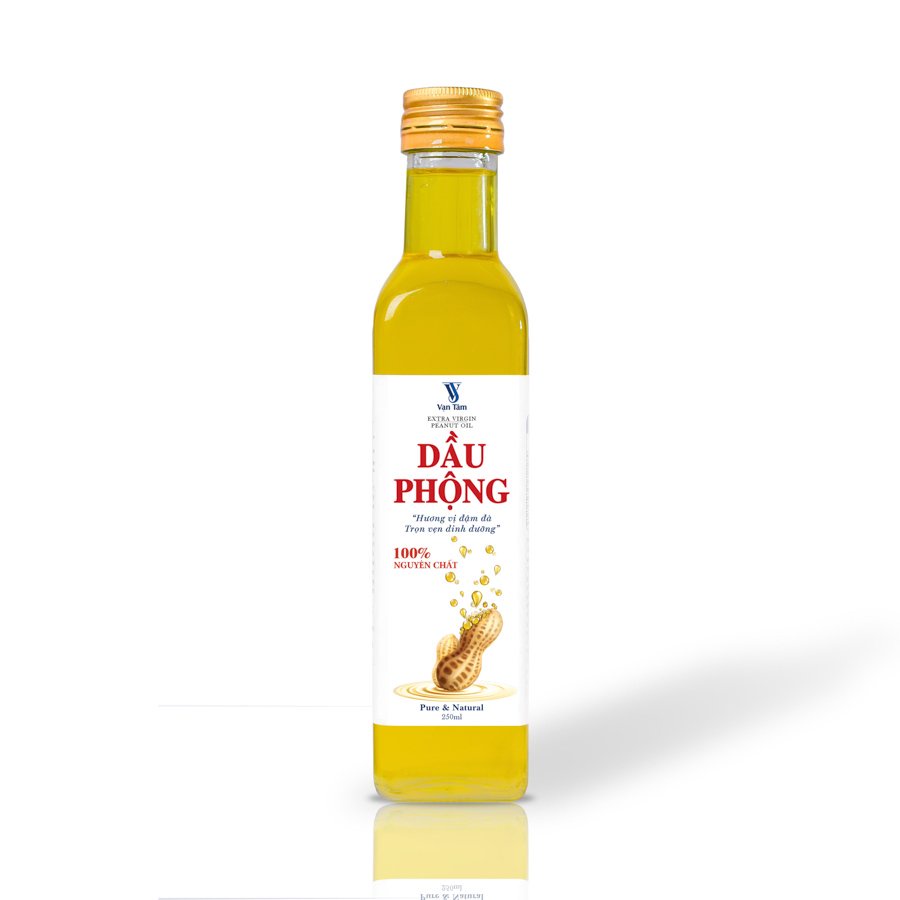 Dầu Phộng (dầu Lạc) nguyên chất ép lạnh, nguyên vị đảm bảo an toàn và dinh dưỡng 250ml