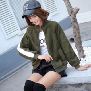 ÁO KHOÁC DA LỘN BOMBER ( hàng QC)